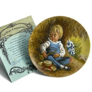 Little Boy Blue, John McClelland Collector Plate
